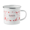 Tazza smaltata natalizia 300ml