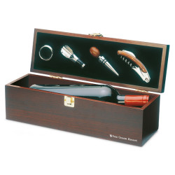 Set vino in legno
