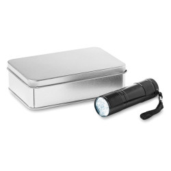 Torcia LED confezione latta