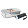 Torcia LED confezione latta