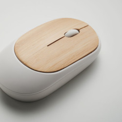 Mouse senza fili in bambù