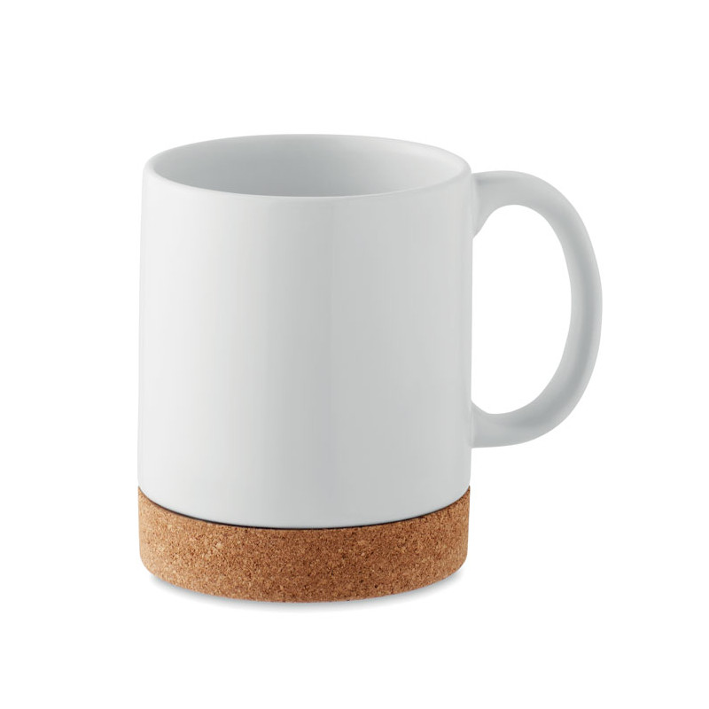 Tazza in ceramica e sughero