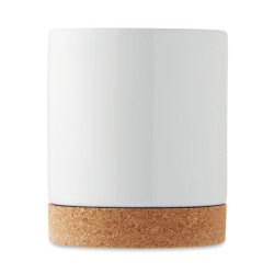 Tazza in ceramica e sughero