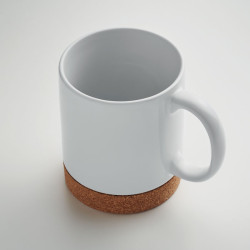 Tazza in ceramica e sughero