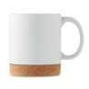 Tazza in ceramica e sughero