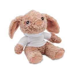 Peluche coniglietto con felpa