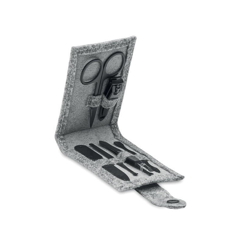 Set manicure 6 pezzi in feltro