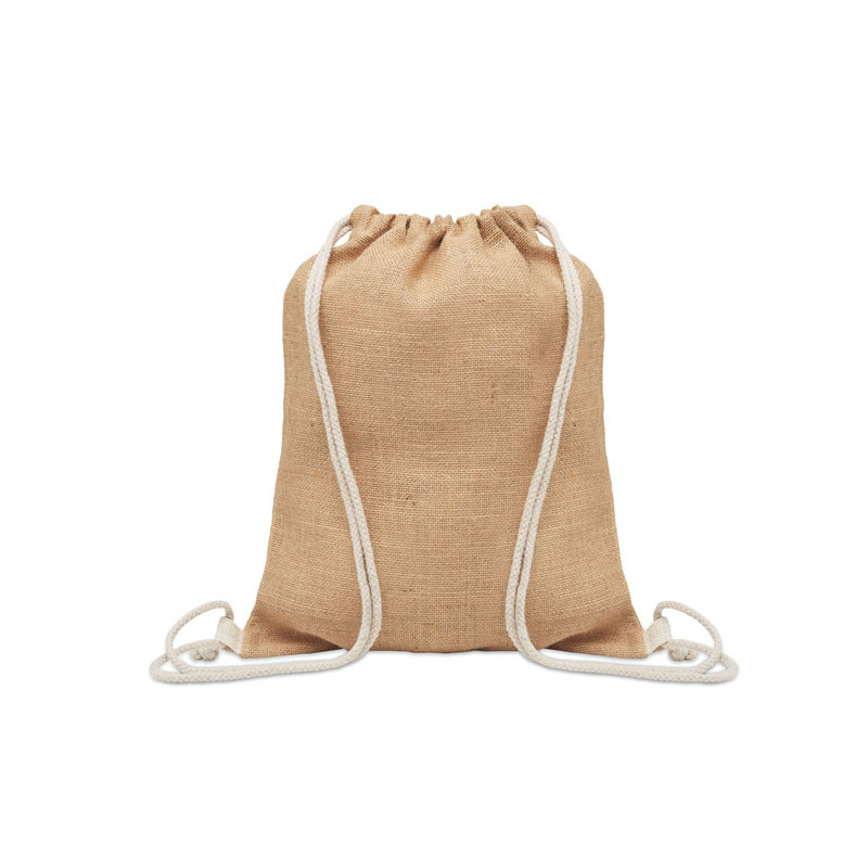Borsa con coulisse in iuta