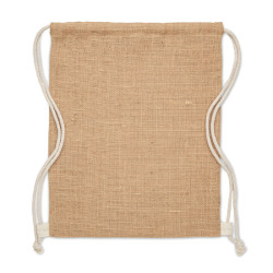 Borsa con coulisse in iuta