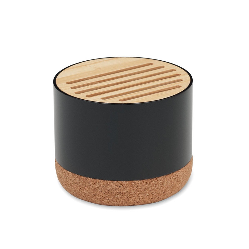 Speaker in sughero e alluminio