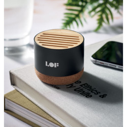 Speaker in sughero e alluminio