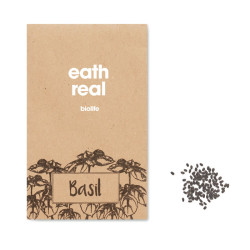 Semi di basilico in busta kraft