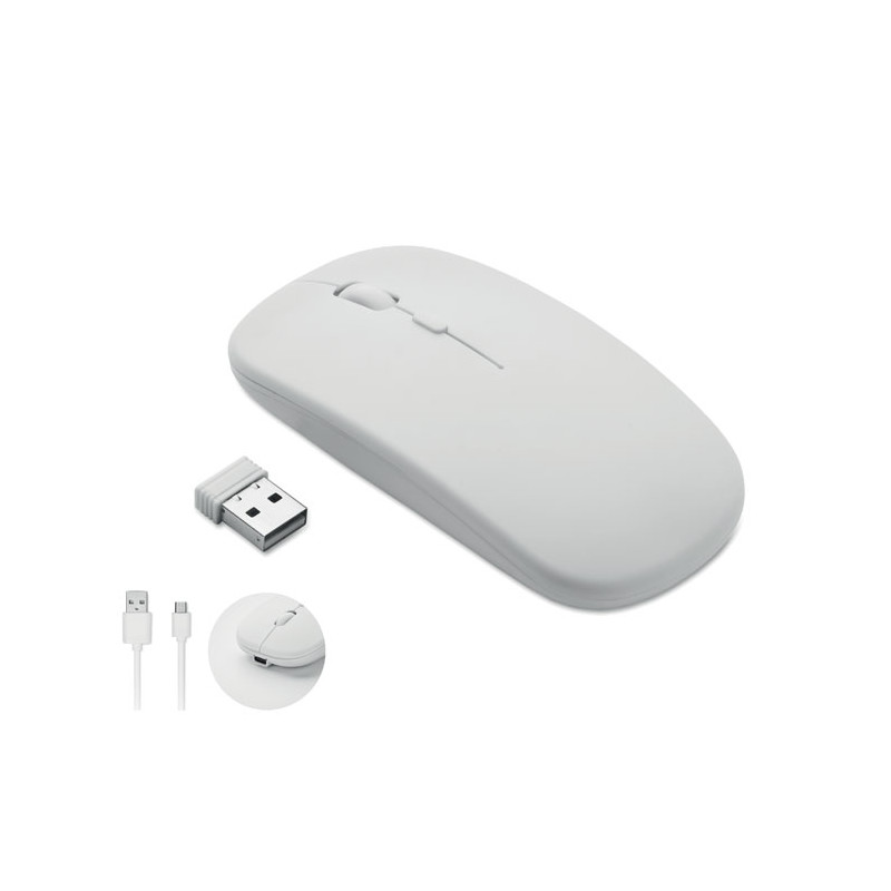 Mouse wireless ricaricabile