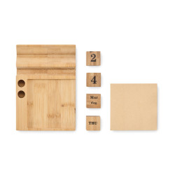 Calendario da tavolo in Bamboo