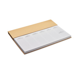 Agenda settimanale da tavolo