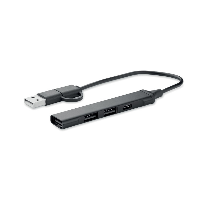 Hub USB a 4 porte 19 cm