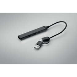 Hub USB a 4 porte 19 cm