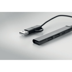 Hub USB a 4 porte 19 cm