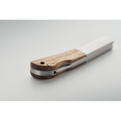 Coltello pieghevole in acacia