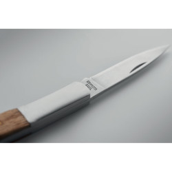 Coltello pieghevole in acacia