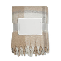 Coperta in mohair a scacchi