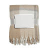 Coperta in mohair a scacchi
