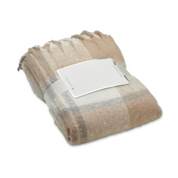 Coperta in mohair a scacchi