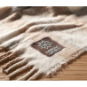 Coperta in mohair a scacchi