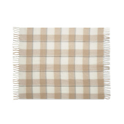 Coperta in mohair a scacchi