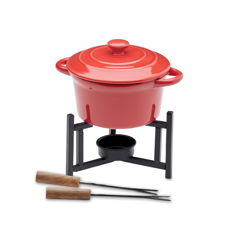 Set fonduta in ceramica 300 ml