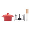 Set fonduta in ceramica 300 ml