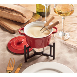 Set fonduta in ceramica 300 ml