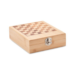 Set da vino con scacchiera