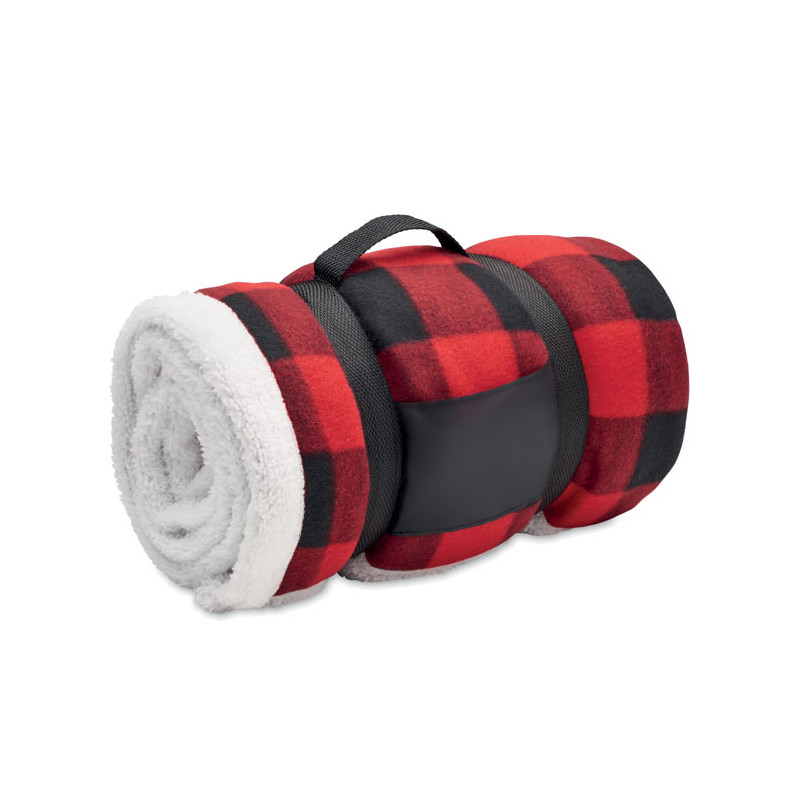 Coperta in pile sherpa
