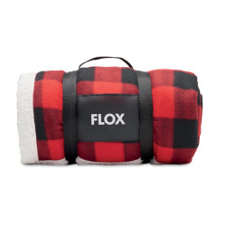 Coperta in pile sherpa