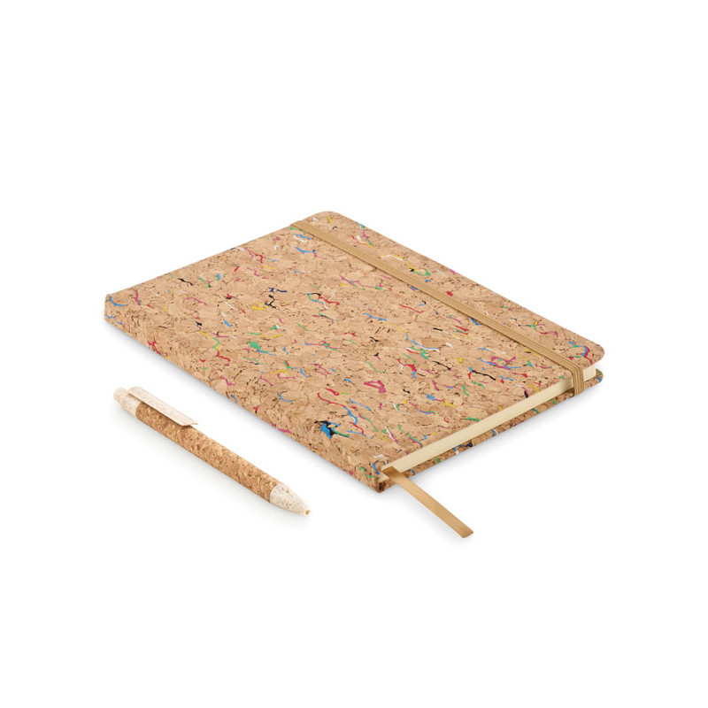 Notebook A5 in sughero colorato