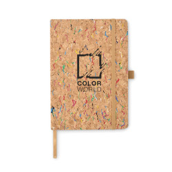 Notebook A5 in sughero colorato