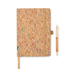 Notebook A5 in sughero colorato