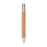 Penna a sfera in sughero con in