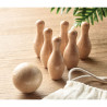 Mini set da bowling in legno di
