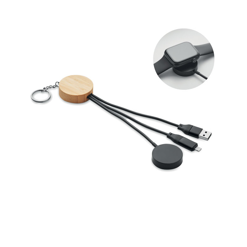 Portachiavi con cavo 4 in 1 60W