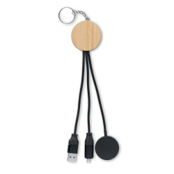 Portachiavi con cavo 4 in 1 60W