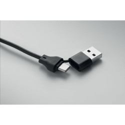 Portachiavi con cavo 4 in 1 60W