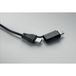 Portachiavi con cavo 4 in 1 60W