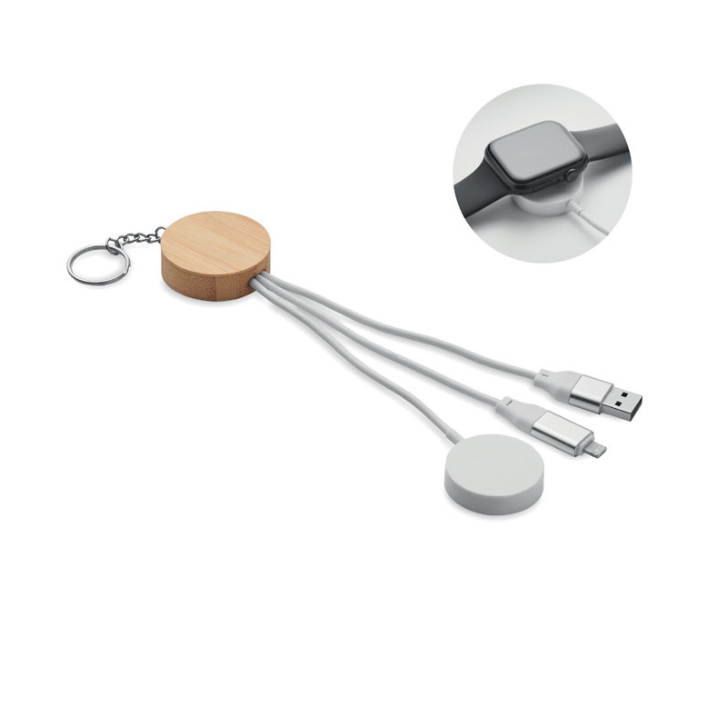 Portachiavi con cavo 4 in 1 60W