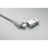 Portachiavi con cavo 4 in 1 60W