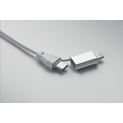 Portachiavi con cavo 4 in 1 60W