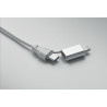 Portachiavi con cavo 4 in 1 60W