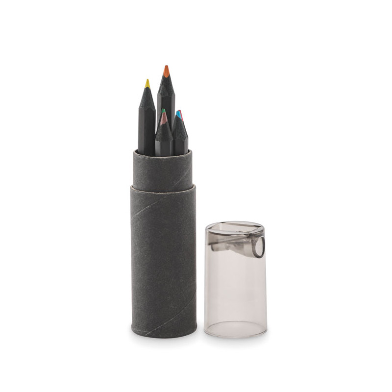 Set 6 matite colorate nere
