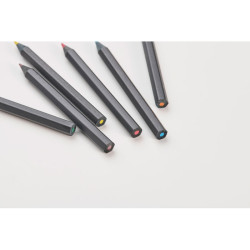 Set 6 matite colorate nere